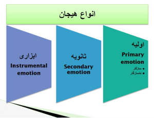 انواع هیجان